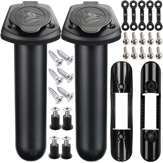 Borogo 2Pcs Kayak Fishing Rod Holder